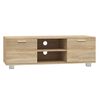 vidaXL TV Cabinet Sonoma Oak 120x40,5x35 cm Engineered Wood