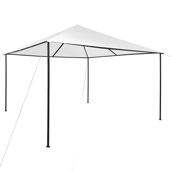 vidaXL Gazebo 4x4x3 m White 180 g/m&sup2;