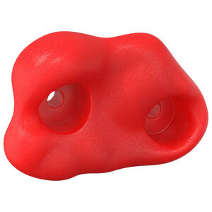 vidaXL Climbing Hold 2 pcs Red 100 x 67 x 43 mm PP