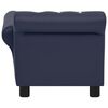 vidaXL Dog Sofa Blue 83x45x42 cm Faux Leather