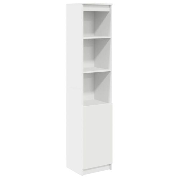 vidaXL Highboard White 37.5x35x180 cm Engineered Wood