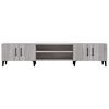 vidaXL TV Cabinet Grey Sonoma 180x31.5x40 cm Engineered Wood