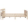 vidaXL Bed Frame without Mattress 200x200 cm Solid Wood Pine