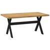 vidaXL Dining Table NOAIN X-Shaped Legs 160x90x75 cm Solid Wood Pine