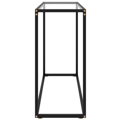 vidaXL Console Table Transparent 100x35x75 cm Tempered Glass