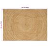 vidaXL Area Rugs Rectangular Brown 120 x 170 cm Jute