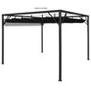 vidaXL Garden Gazebo with Retractable Roof Canopy 3x3 m Anthracite