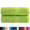 vidaXL Premium Guest Towels SOLUND 2 pcs Apple Green 30x50 cm 600 gsm