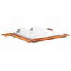 vidaXL Japanese Futon Bed Frame without Mattress Solid Wood 200x200 cm