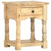 vidaXL Bedside Cabinet 40x35x50 cm Solid Mango Wood