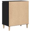 vidaXL Sideboard Black 60 x 35 x 70 cm Engineered wood