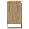 vidaXL Bathroom Sink Cabinet Artisan Oak 80x33x60 cm Engineered Wood