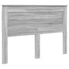 vidaXL Bed Frame Grey Sonoma 140 x 200 cm Solid Pine Wood