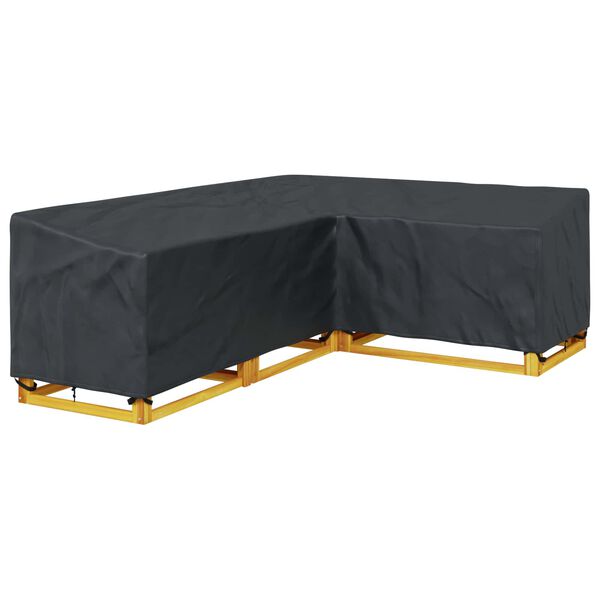 vidaXL Furniture Cover Black 250 x 180 x 80 cm 600D Oxford Fbric
