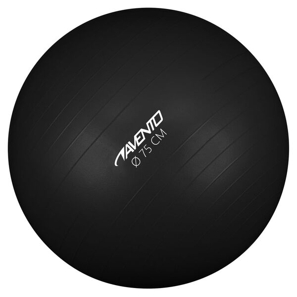 Avento Fitness/Gym Ball Dia. 75 cm Black
