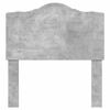 vidaXL Headboard Concrete Grey 75 cm Engineered wood