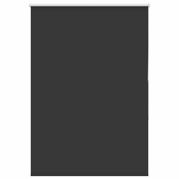 vidaXL Roller Blind Blackout Black 100x150 cm Fabric Width 95.7 cm Polyester