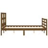vidaXL Bed Frame without Mattress Honey Brown 140x190 cm Solid Wood