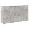 vidaXL Reception Desk Concrete Grey 180x50x103.5 cm Engineered Wood