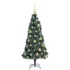 vidaXL Artificial Pre-lit Christmas Tree with Ball Set Green 120 cm