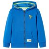Kids' Hooded Sweatshirt with Zip Blue 92