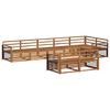 vidaXL Outdoor Sofa Set 8 pcs Natural Solid Acacia Wood