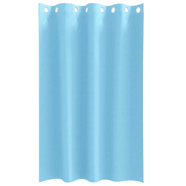 vidaXL Blackout Curtains with Rings 2 pcs Light Blue 175 x 140 cm