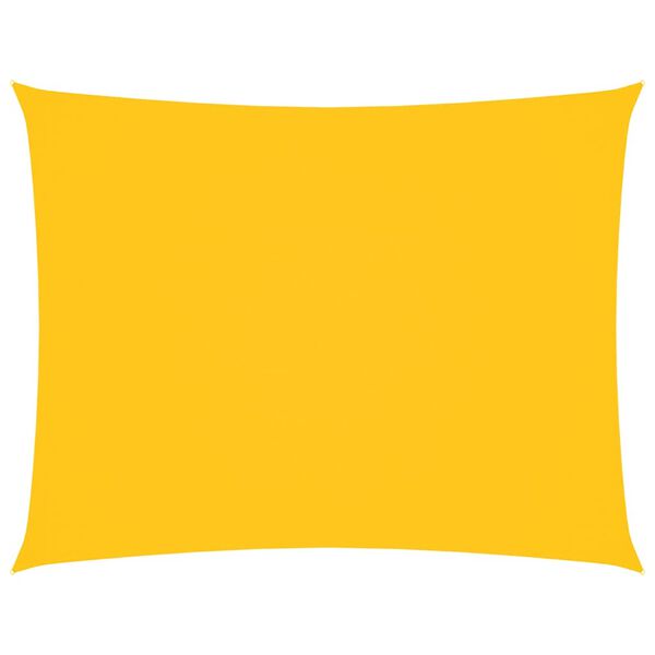 vidaXL Sunshade Sail Oxford Fabric Rectangular 2x3 m Yellow