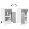 vidaXL Drawer Bottom Cabinet Lyon Concrete Grey 40x46x81.5 cm Engineered Wood