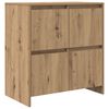vidaXL Sideboard 2 pcs Artisan Oak 70 x 41 x 75 cm Engineered Wood