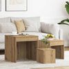 vidaXL Nesting Tables 3 pcs Artisan Oak Engineered Wood
