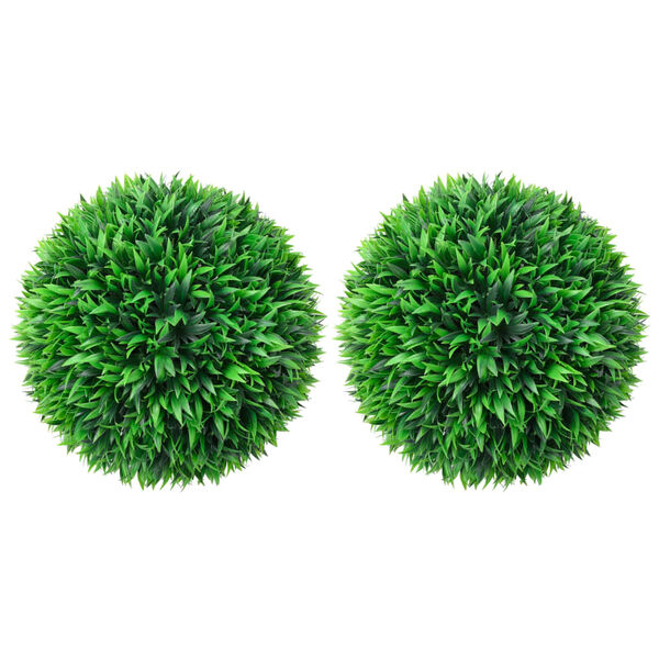 vidaXL Artificial Boxwood Balls 2 pcs 38 cm
