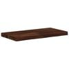 vidaXL Live Edge Table Top 40 x 20 x 3 cm Rectangular