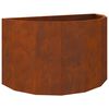 vidaXL Planter Rusty 90 x 45 x 50 cm Weathering Steel