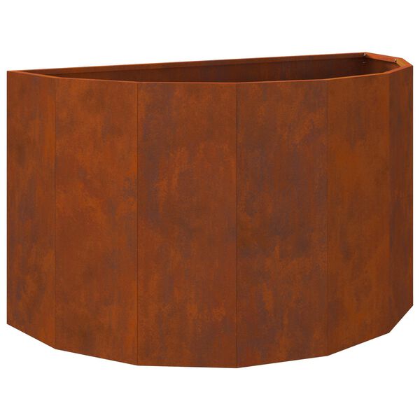 vidaXL Planter Rusty 90 x 45 x 50 cm Weathering Steel