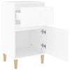 vidaXL Bedside Cabinet White 40x35x70 cm
