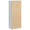 vidaXL Bookcase Grey Sonoma 40x24x102 cm Engineered Wood