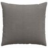 vidaXL Sofa Pillows 2 pcs Light grey 45 x 45 cm Corduroy Fabric