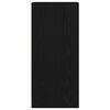 vidaXL Sideboard Black Oak 29.5x34x76 cm Engineered Wood