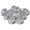 vidaXL Nut 12 pcs Silver M6 x 10 mm Iron