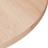 vidaXL Round Table Top ??40x1.5 cm Solid Wood Oak