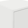 vidaXL Garage Wall Cabinet White Engineered Wood