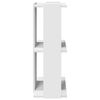 vidaXL Bookcase 3-Tier White 60x30x80 cm Engineered Wood