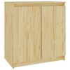 vidaXL Side Cabinet 60x36x65 cm Solid Wood Pine