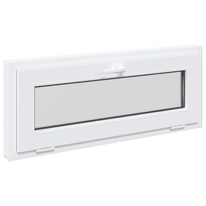 vidaXL Basement Window RISOR 110 x 40 cm PVC and Glass
