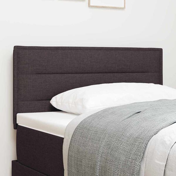 vidaXL Headboard with Headboard Dark Brown 100 cm Faux Leather