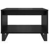 vidaXL Coffee Table Black oak 60 x 50 x 40 cm Engineered wood