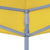 vidaXL Party Tent Roof 4.5x3 m Yellow 270 g/m²