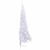 vidaXL Artificial Half Christmas Tree with Stand White 210 cm PVC