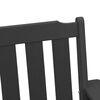 vidaXL Garden Dining Chair 4 pcs Black 65.5 x 55.5 x 88cm Plastic